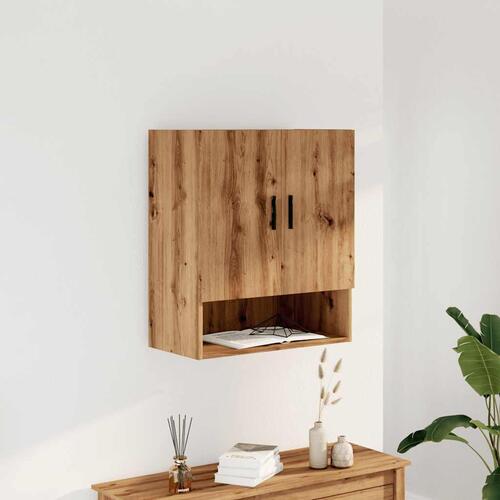 Vægskab 60x31x70 cm konstrueret træ artisan egetræsfarve