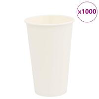 Kaffekopper af papir 1000 stk. 16oz 400ml hvid