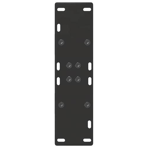 Sofabordben A-formet 2 stk 60x(72-73) cm stål sort