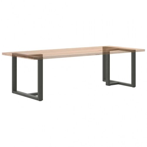 T-formede spisebordsben 2 stk. - antracit stål 90×35×(72-73) cm