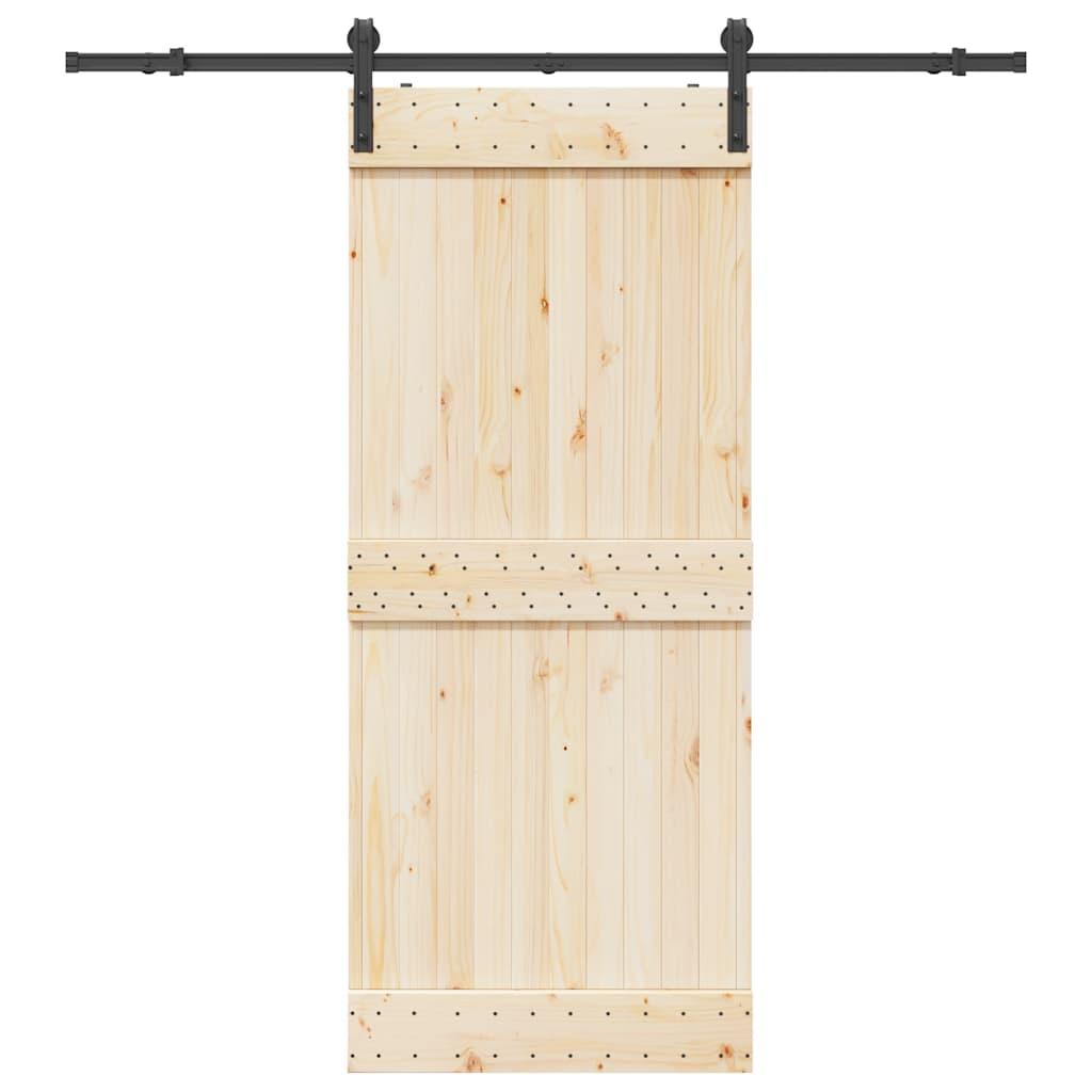 Skinnesæt til skydedør 183 cm stål sort