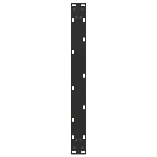 Sofabordben U-formet 2 stk. 60x(30-31) cm stål sort