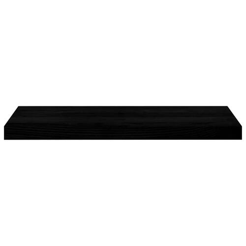 Vindueskarme 2 stk mørkebrun 70x25x2 cm massivt egetræ