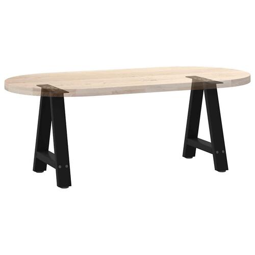 Sofabordben A-formet 2 stk 38x(42-43) cm stål sort