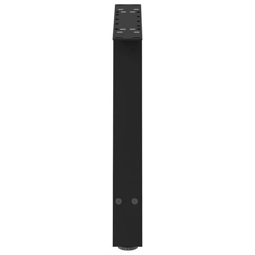 Sofabordben A-formet 2 stk 70x(42-43) cm stål sort