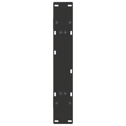 Sofabordben A-formet 2 stk 80x(72-73) cm stål sort