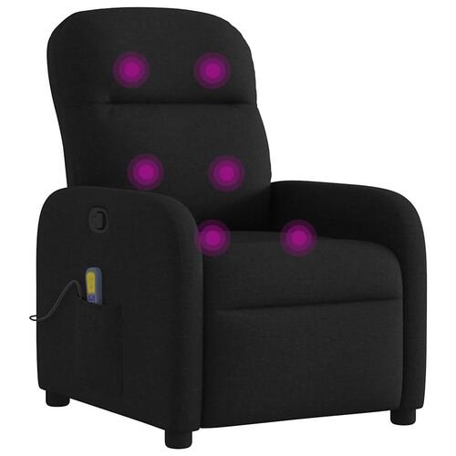 Massagestol stof sort