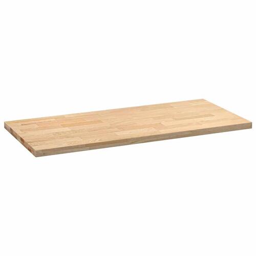 Køkkenbordplade 140x63,5x4 cm massivt egetræ rektangulær