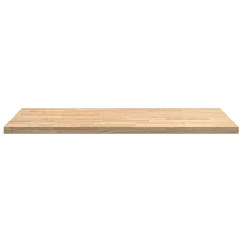 Køkkenbordplade 140x63,5x4 cm massivt egetræ rektangulær