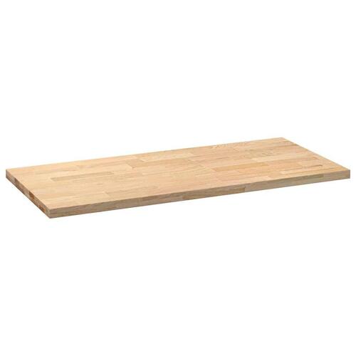 Køkkenbordplade 140x63,5x4 cm massivt egetræ rektangulær
