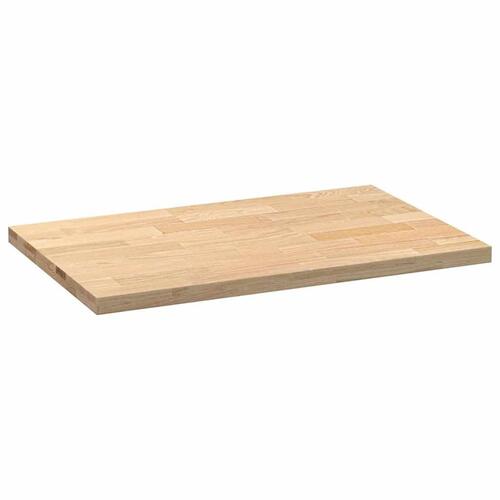 Køkkenbordplade 100x63,5x4 cm massivt egetræ rektangulær