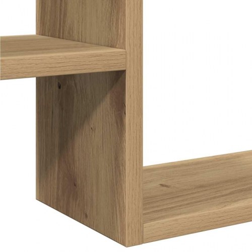 Kubeformede væghylder 2 stk. 50 x 15 x 50 cm