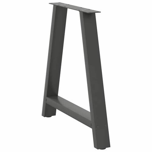 Sofabordben A-formet 2 stk 80x(72-73) cm stål antracitgrå