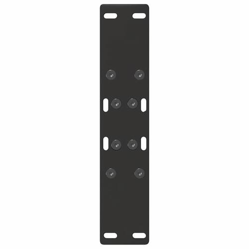 Sofabordben A-formet 2 stk 50x(42-43) cm stål sort