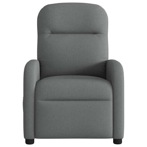 Massagestol stof mørkegrå