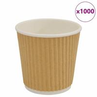 Kaffekopper af papir 1000 stk. 4oz 100ml brun