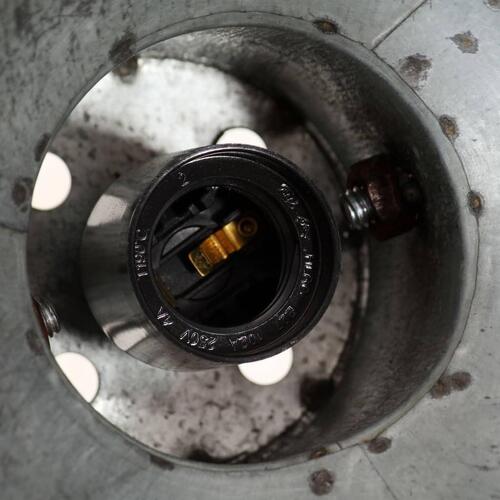Industrielle væg-/loftlamper 2 stk. 20x25 cm E27 sølvfarvet
