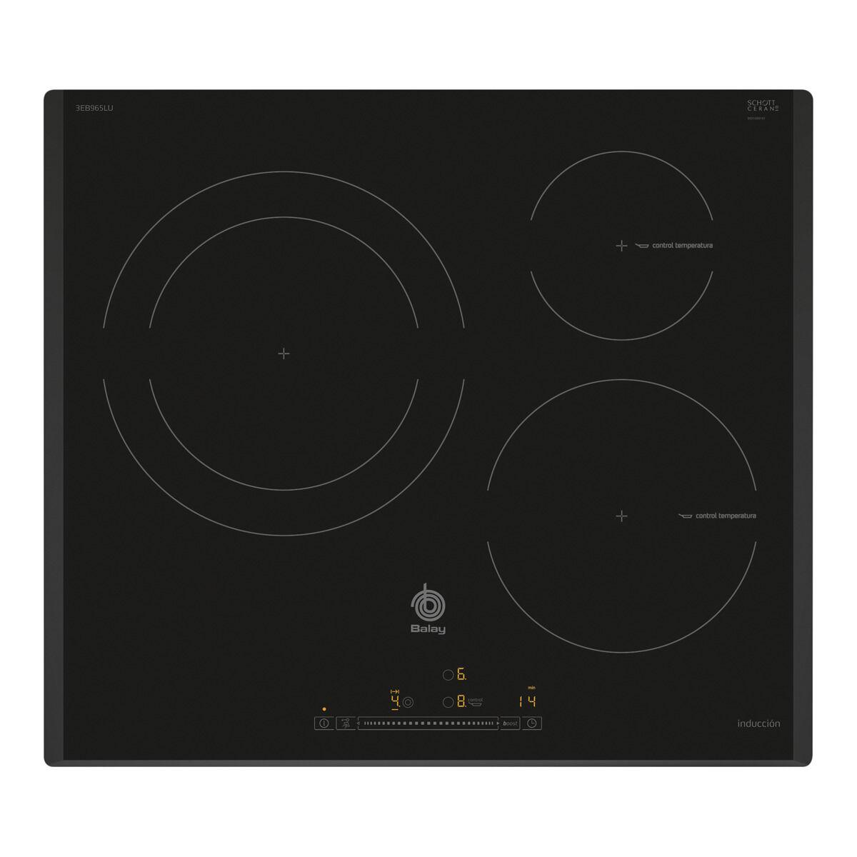 Balay induktionskogeplade 3EB965LU - 60 cm, sort