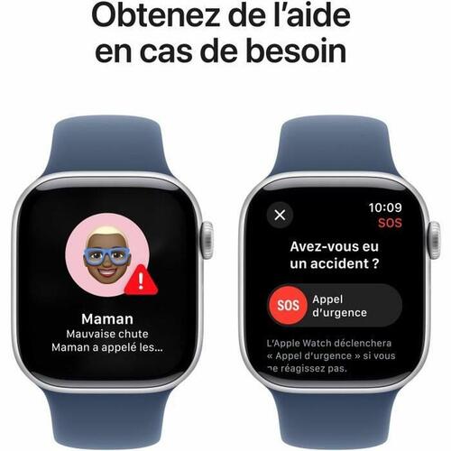 Smartwatch Apple Watch Series 10 Blå Sølvfarvet