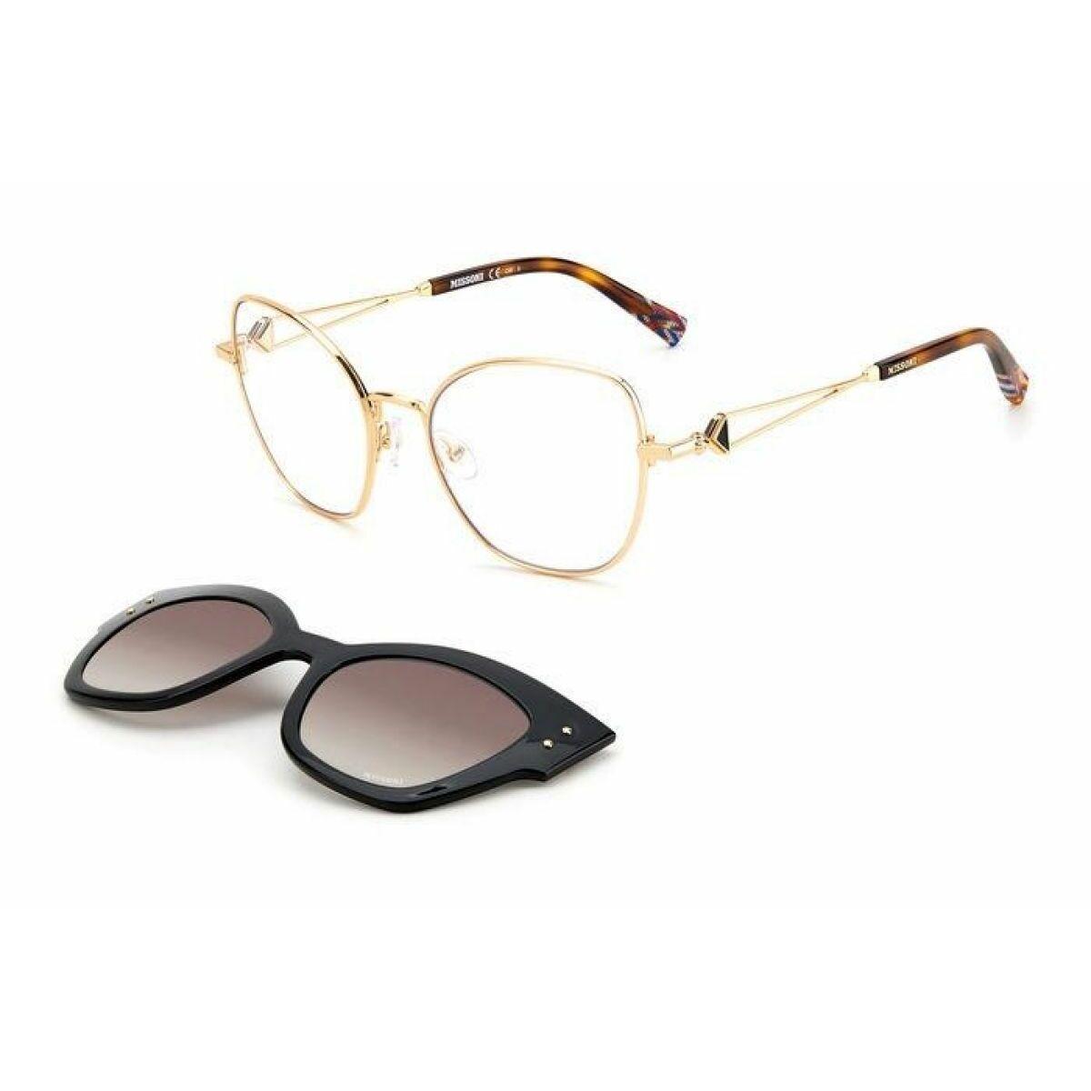Missoni brillestel + clip-on solbriller MIS-0054-CS-0, Ø 53 mm