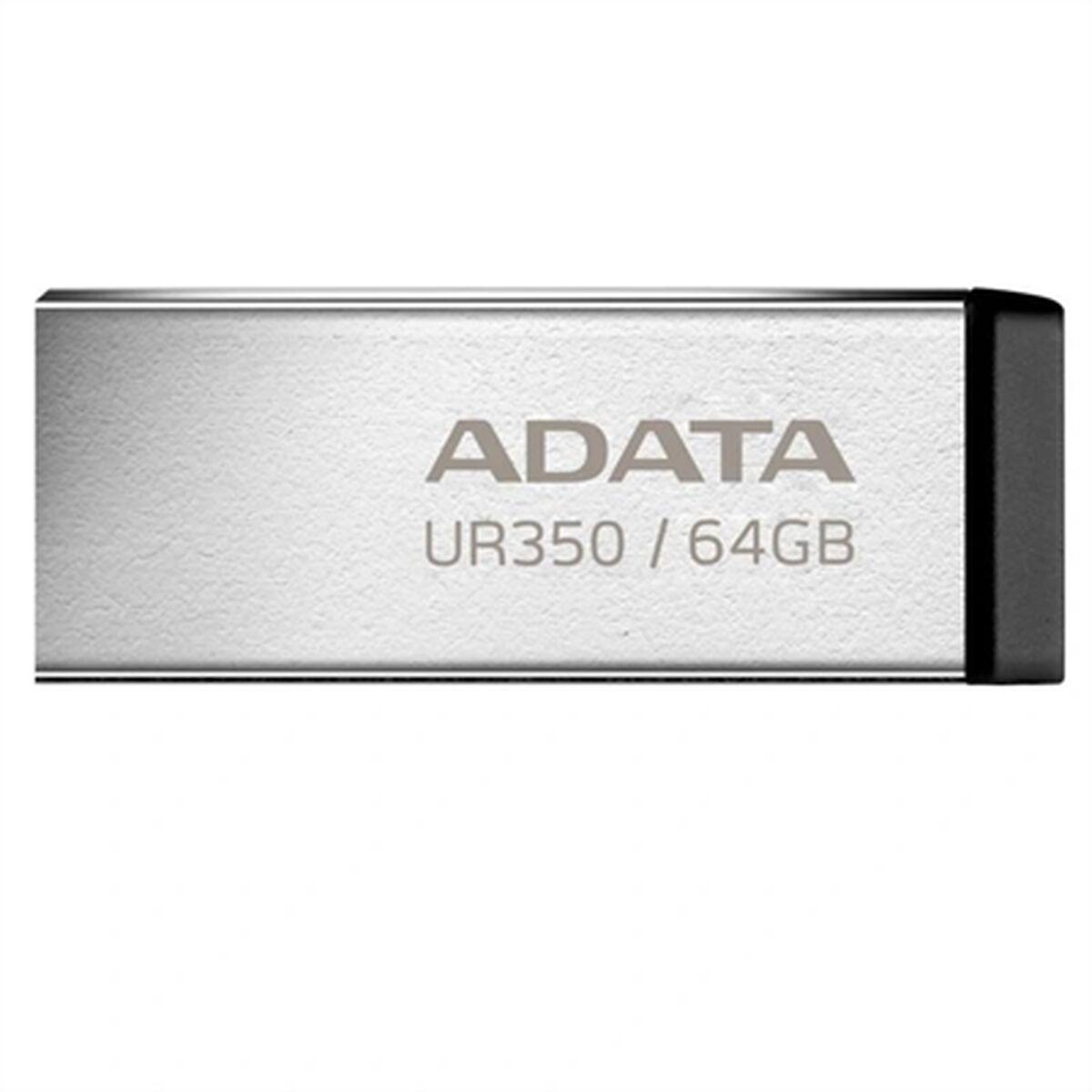 USB-stick Adata UR350 64 GB - sort, USB 3.2 billede