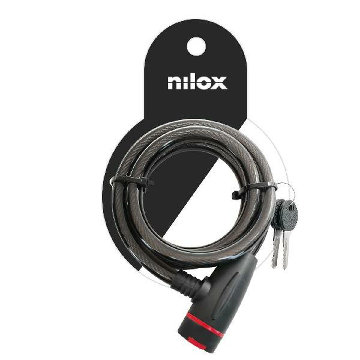 Nilox NXPLCABLELOCK nøglekabellås - sort til cykel