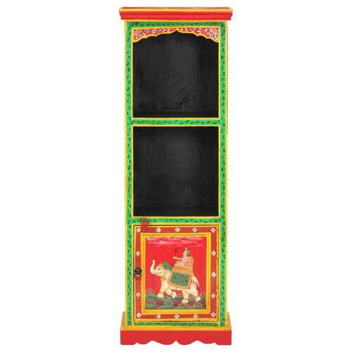 Håndmalet højskab 40x30x120 cm massivt mangotræ