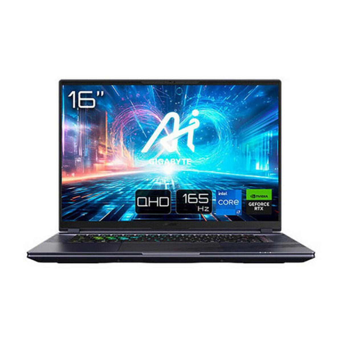 Bærbar computer Gigabyte AORUS 16X 9SG-43ESC64SD 16" intel core i7-13650hx 32 GB RAM 1 TB SSD Nvidia Geforce RTX 4070 Spansk qwe