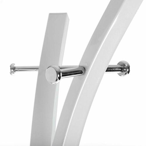 Knagerække Versa Hvid Metal (58 x 175 x 58 cm)