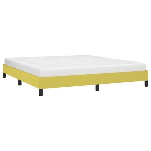 Sengeramme uden madras Grøn 180x200 cm Stof