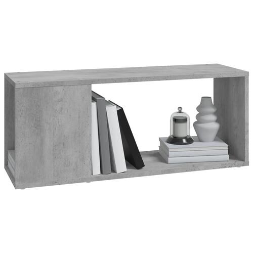 Tv-bord 80x24x32 cm konstrueret træ betongrå