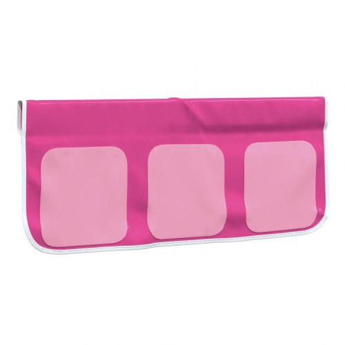 Gardiner med tårn til højseng i polyester - pink