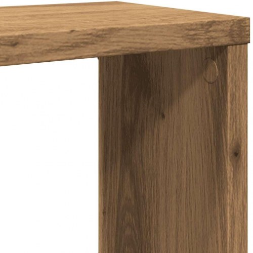 Væghylder 2 stk. - kubeformet, konstrueret træ i kunsteg 60×15×23 cm