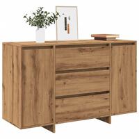 Skænk 120x41x75 cm konstrueret træ kunsteg