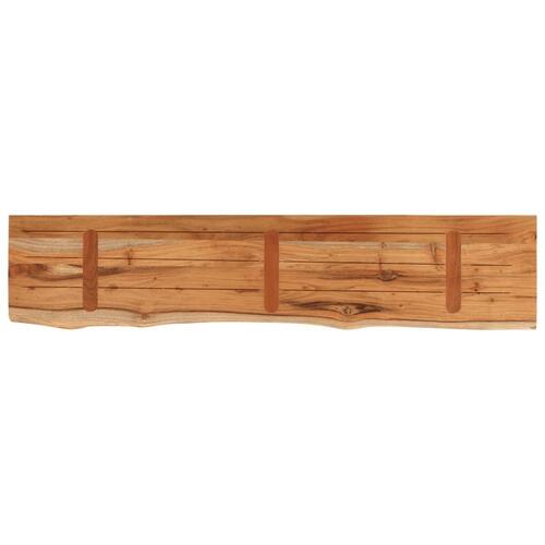 Bordplade 180x40x3,8 cm rektangulær massivt akacietræ