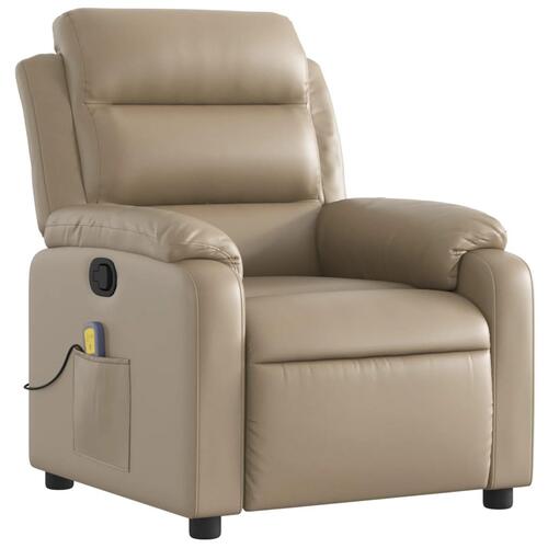 Massagestol kunstlæder cappuccino