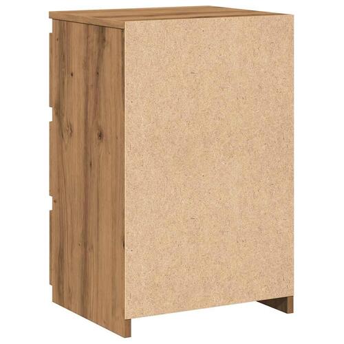 Sengebord 40x35x62,5 cm konstrueret træ kunsteg