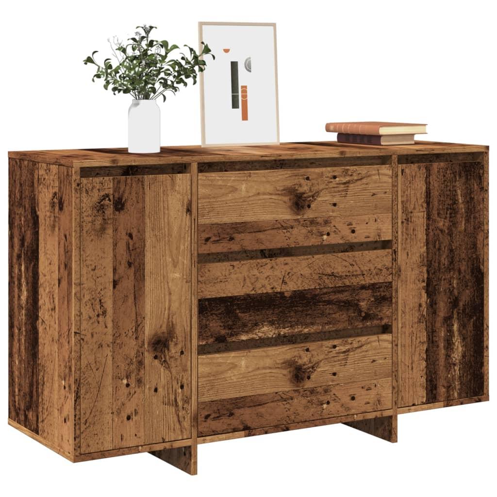 Skænk 120x41x75 cm konstrueret træ antikt træ