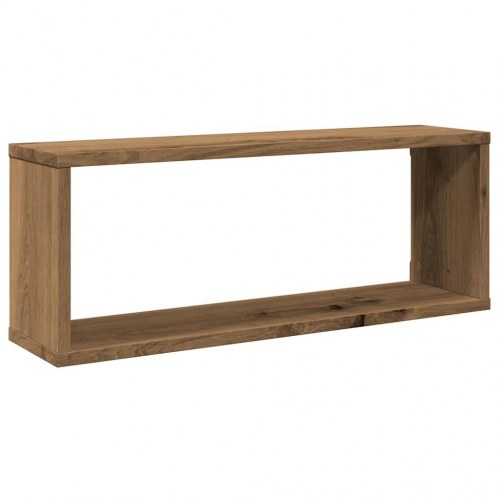 Væghylder 4 stk. - kubeformede 60×15×23 cm i kunsteg