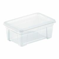 Opbevaringsboks med låg Mondex Space Box Gennemsigtig polypropylen 5,7 L 35,5 x 21 x 12,5 cm
