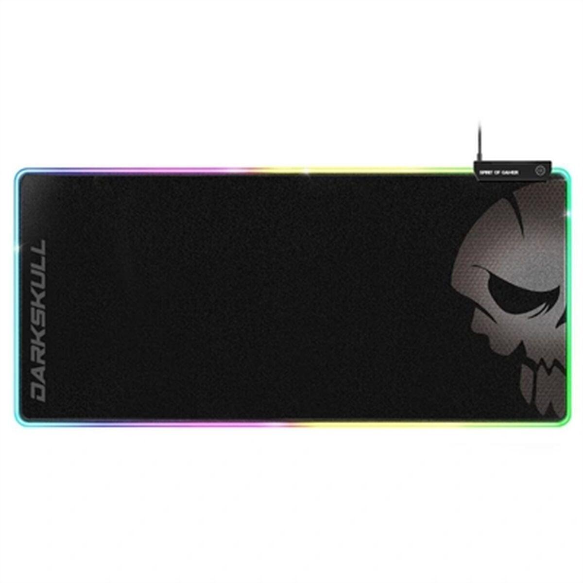 Gaming-musemåtte RGB Spirit of Gamer Darkskull, stor (90×40 cm) billede