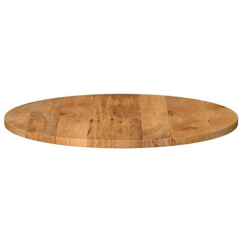 Bordplade Ø80x2,5 cm rund massivt mangotræ