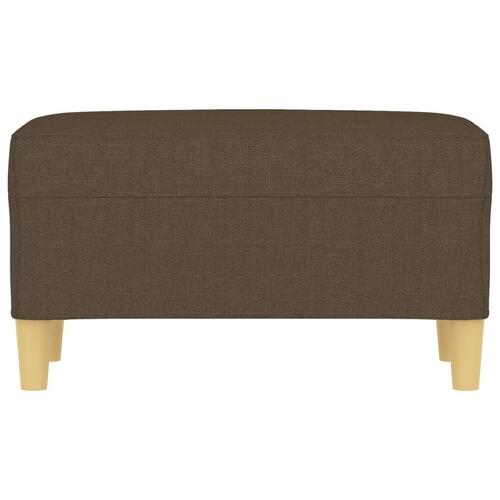 Bænk 70x35x41 cm stof brun
