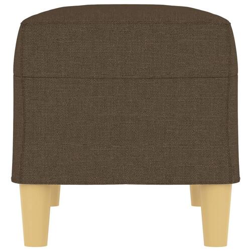 Bænk 70x35x41 cm stof brun