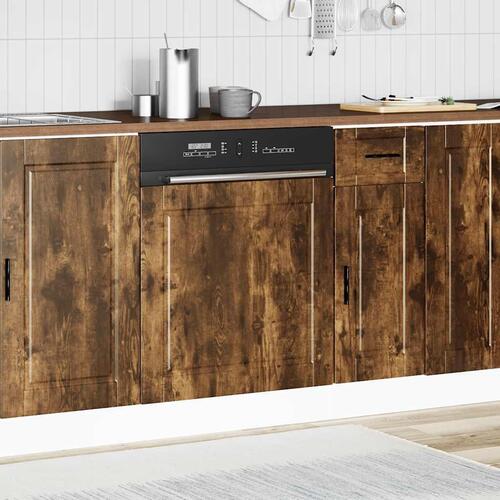 Låge til opvaskemaskine Porto 60x1,5x67 cm sonoma-eg