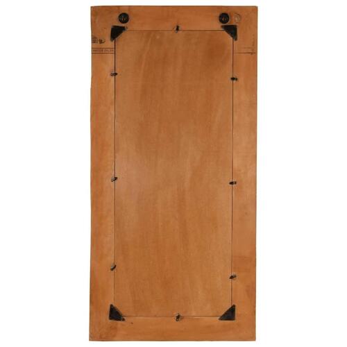 Vægspejl 60x120 cm massivt genbrugstræ