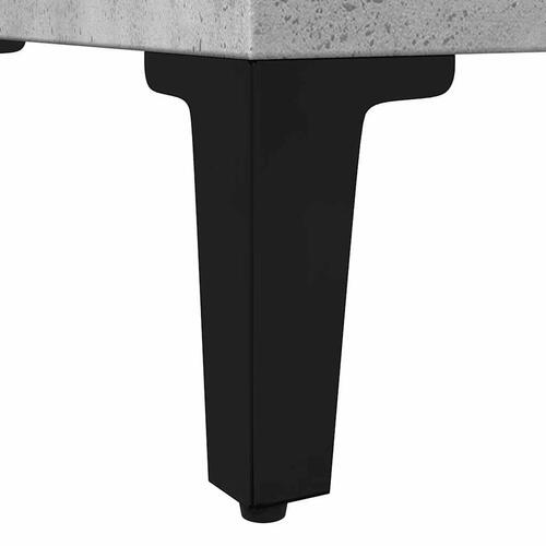 Badeværelsesskab 30x30x100 cm konstrueret træ betongrå