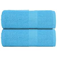 Håndklæder 2 stk. 30x30 cm 360 g/m2 100 % bomuld turkis