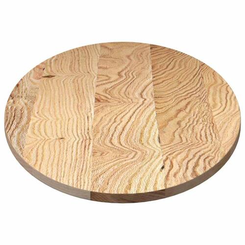 Bordplade 140x60x2 cm massivt egetræ oval