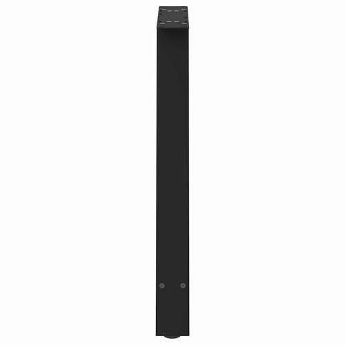 Sofabordben A-formet 2 stk 70x(72-73) cm stål sort